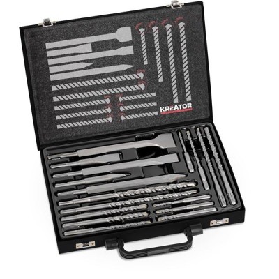 KREATOR KRT012801 - Set brocas y cinceles 17 piezas