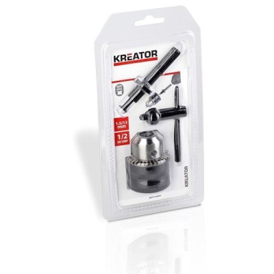 KREATOR KRT014004 - Portabrocas de llave 1,5-13 mm + sds ada