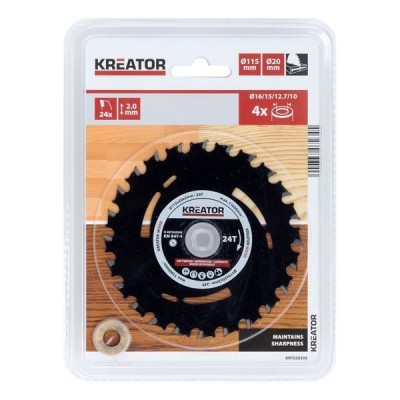 KREATOR KRT020305 - Sierra de pista madera 115 mm24d