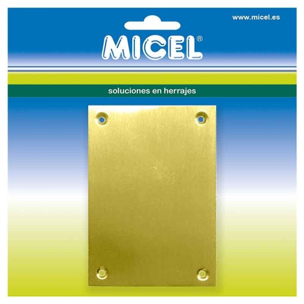 BL PLACA CIEGA PLP01 60x35mm LP