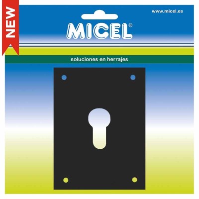 BL PLACA BOCALLAVE PERA PLP02 100x70mm NEGRO