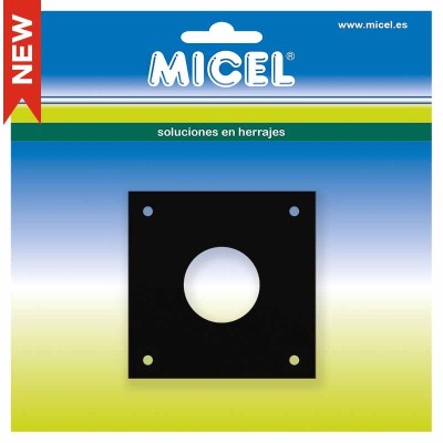 BL PLACA BOCALLAVE RED PLP11 80x80mm NEGRO