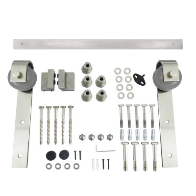 KIT PUERTA CORREDERA RUSTICO PCR01 2mts BL