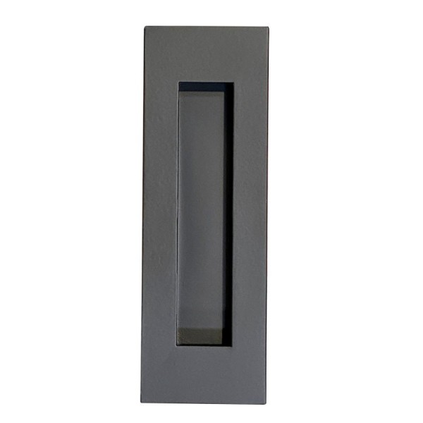 TIRADOR EMBUTIR RECTANGULAR TE08 150x50mm NEGRO