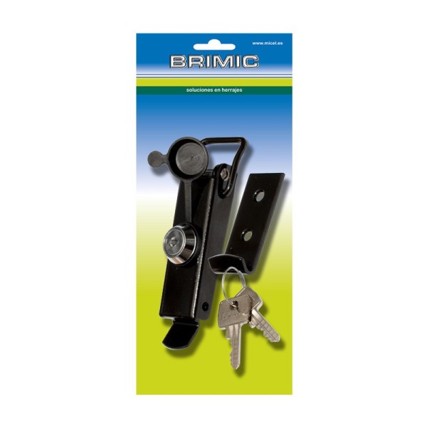 BL CIERRE CAJA C/LLAVE CC07 131x43mm NEGRO