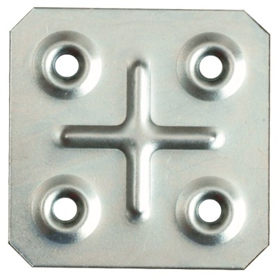 PLACA CUADRADA PLC06 45x45mm ZN