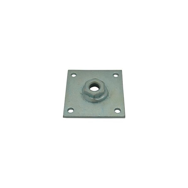 PLACA C/TUERCA PLC12 M8x50x50mm ZN