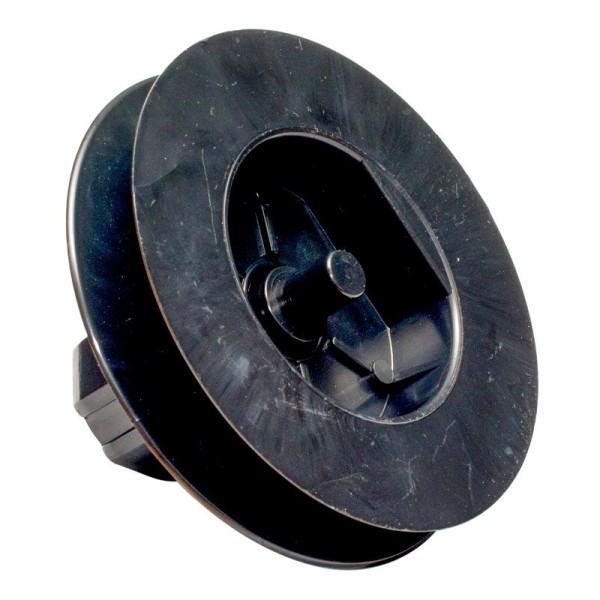 POLEA PLASTICO ESPIGA CINTA 18mm PR21 NEGRO