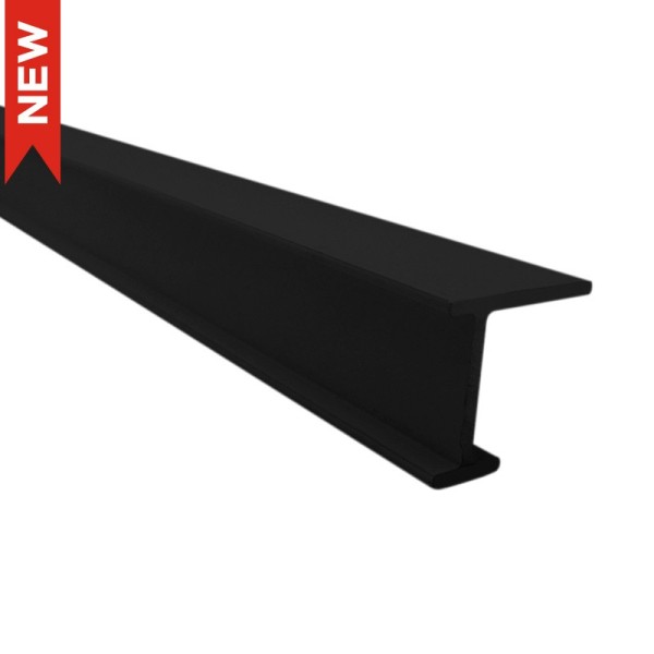 PERFIL RIEL TOLDO CORTINA TLD30 2mts NEGRO