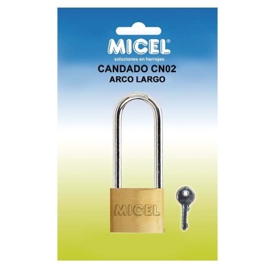 BL CANDADO ARCO LARGO CN02 40mm LT