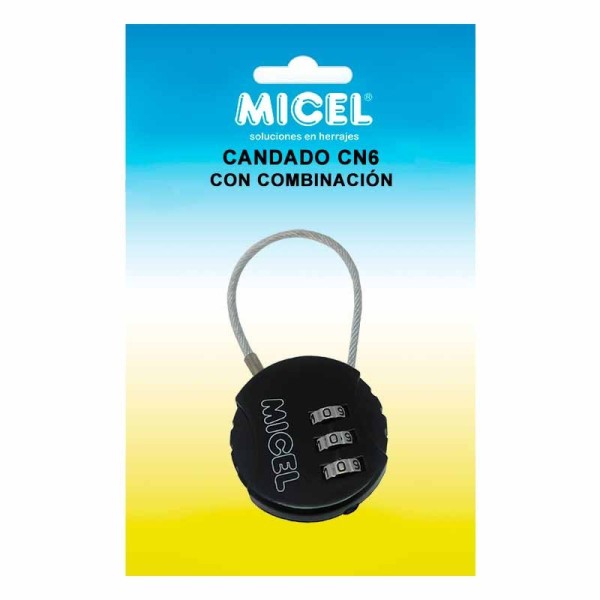 BL CANDADO COMBINACION CABLE CN06 SURTIDO