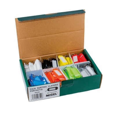 CAJA LLAVERO PORTAETIQUETAS PTQ01 (200 UNID)