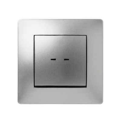 FAMATEL 9211 - Pulsador luminoso10A-250V aluminio