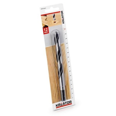 KREATOR KRT010610 - Broca cilindrica para madera 12x151 mm